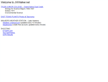 Tablet Screenshot of jwwalker.net